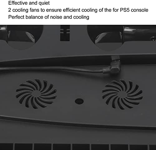תפקוד רב -תכליתי ABS ABS מקצועי של בקר כפול תחנת טעינה עבור קונסולת משחקים אנכית מאוורר קירור