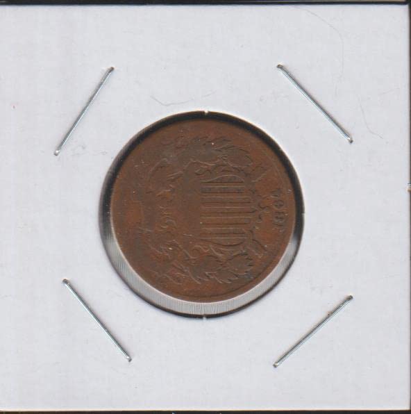 1864 אין מגן מארק מנטה שני סנט מוכר שני סנט טוב מאוד