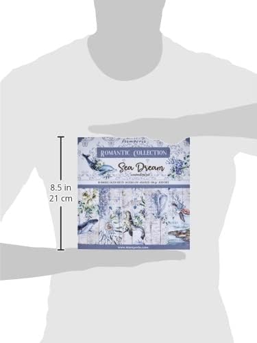 ים רומנטי חלום 8x8 כרית נייר - סטמפריה
