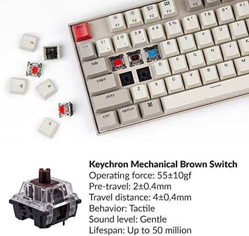 מפתח ק8 פריסה ללא מפתח מקלדת אלחוטית להחלפה חמה מקלדת משחק מכנית לחלונות מק, ריבוי משימות 87 מפתחות מקלדת מחשב קווית עם מתג חום מכני למפתח