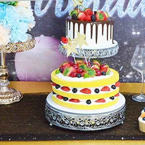 12 ב עוגת דוכן מתכת הקאפקייקס עומד קינוח תצוגת צלחת לחתונה מסיבת יום הולדת