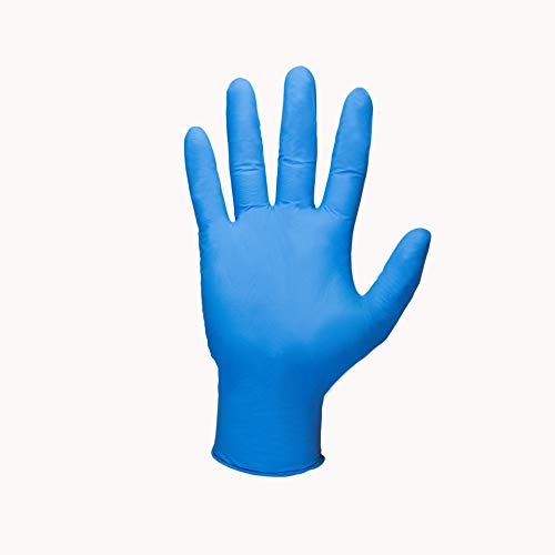 שמרוק כחול ניטריל כפפות ללא אבקה תעשייתית, טקטיות לחלוטין