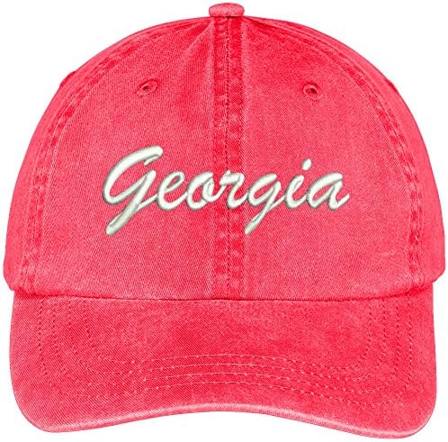 טרנדי הלבשה חנות גאורגיה המדינה רקום נמוך פרופיל מתכוונן כותנה כובע