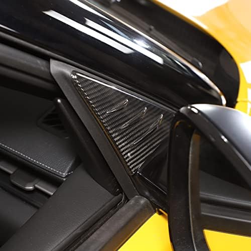 עבור Supra gr A90 A91 MK5 2018-2022 אחורי ראיית צד ספוילר משולש לקצץ, ערוץ את אוויר המכונית, הפחית את הרעש במהלך נהיגה, סטיה לרוח אנטי-בופטינג