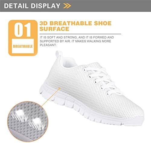 Suobstales נעלי ספורט לילדים לבנות נעלי ריצה קלות נושיות נושם נעלי הליכה ספורט טניס אתלטי 28-34