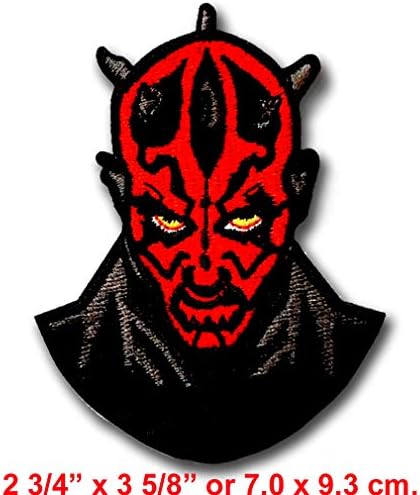 Verani Darth Maul Patch ברזל רקום על לוגו סמל סמל תקיפה StormTrooper R2D2 C-3PO Walker Imperial atat at-at jedi Order Tactical Alliance