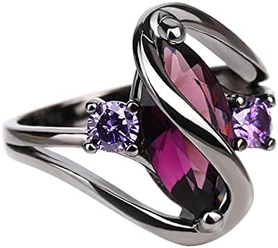 2023 חדש ספיר המרקיזות טבעת נשים של שחורים זהב אלקטרוליטי צמיד מלא טבעת