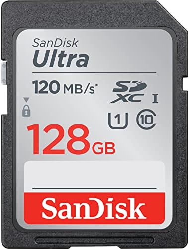 32GB SanDisk 3-Pack אולטרה SDHC UHS-I כרטיס זיכרון - SDSDUN4-032G-GN6IM & 128GB SanDisk Ultra SDXC UHS-I כרטיס זיכרון - 120MB/s, C10,