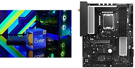 Intel Core I9-12900K מעבד שולחן עבודה 16 ליבות עד 5.2 ג'יגה הרץ לא נעול LGA1700 600 סדרה Chipset 125W עם NZXT N5 Z690 - N5 -Z69XT -W1