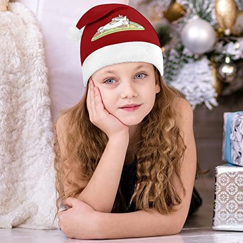 חד קרן פיצה חג המולד כובע אישית סנטה כובע מצחיק חג המולד קישוטים