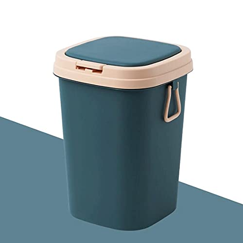 אשפה Zukeeljt יכולה ללחוץ על פח האשפה של מכסה האביב, פח האשפה במטבח עם מכסה איטום