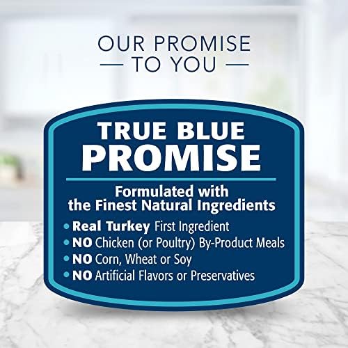 כחול באפלו כחול כחול טעם סינגלים נטולי כפית טורקיה מנה ראשונה למבוגרים פטה אוכל חתול רטוב, 2.6 גרם, מקרה של 10