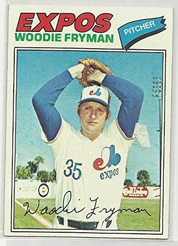 וודי פריימן 1977 כרטיס בייסבול מס '28 אקספוז של מונטריאול