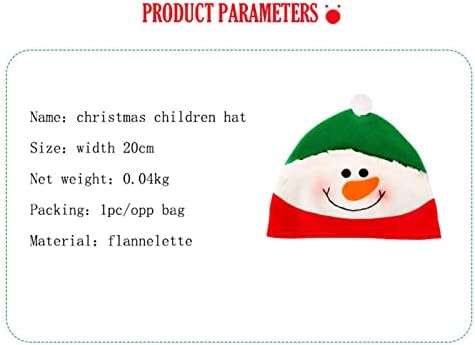 מצחיק חמוד חג המולד כובע יוניסקס ילדים פעוט ילדי תינוק בני בנות פלנלית חם חג המולד קריקטורה כובע