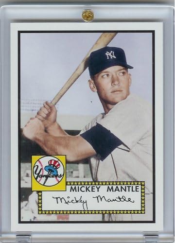 2006 Topps Mickey Mantle 1 טירון של כרטיס הבייסבול של השבוע - מצב מנטה - נשלח למארז הברגה מגן!