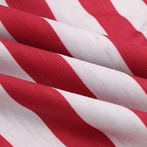 דגל אמריקאי נלהב חולצת כתף קרה נשים נשים 4 ביולי חולצה פטריוטית כוכבי פסים נ 'צוואר כפתור למטה חולצות חולצות חולצות