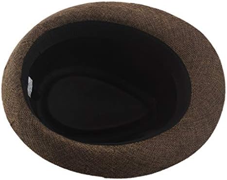 כובע ג'אז כובע פשתן נושם של גברים כובע עליון לגברים נשים אביזרי תלבושות