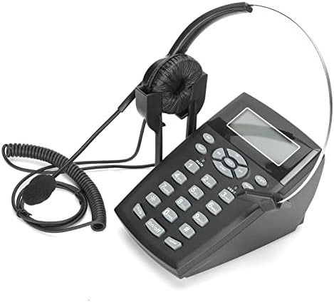 טלפון עמיד של שאנריה, מוקד טלפוני עיצוב קשיח טלפון קווי משפר את הבהירות הקולית עם אוזניות למשרד