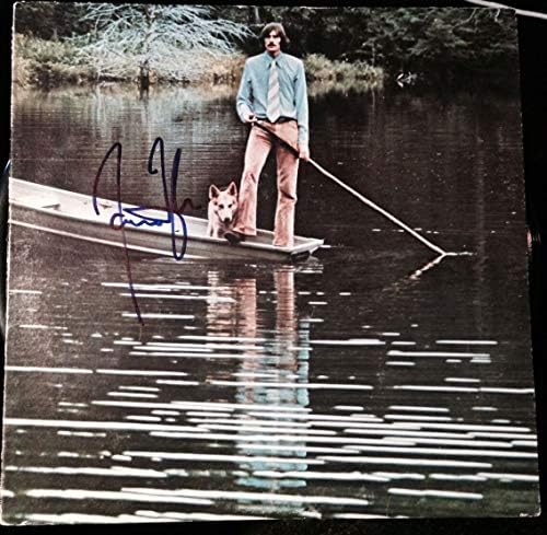 ג'יימס טיילור חתום על חתימה מקורית כלב איש אחד LP אלבום ויניל COA