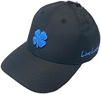 תלתן שחור לנשים חדשות לנשים חיות בהוליווד 13 Azure/שחור מתכוונן כובע גולף/כובע