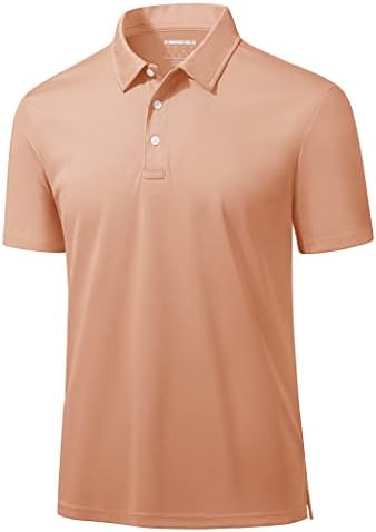 חולצות פולו לגברים של Magcomsen 3 כפתורים עבודה מזדמנים חולצות טיול יבש מהיר שרוול קצר חולצה גולף פיקה ג'רזי ביצועים חיצוניים