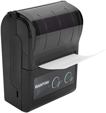 מדפסת קבלה תרמית של Fecamos, מכונת מדפסות מדבקות ניידות מיני קל להתקנה משקל קל יותר אנרגיה יעילה עבור קבלות שטרות קמעונאות