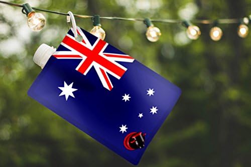 בקבוק מסיבות למבוגרים בדגל אוסטרליה: צלוחיות 2 ליטר הופכות את מתקן המשקאות המושלם עבור ציוד מסיבות יום אוסטרליה שלך, מסיבת חוף קיץ או