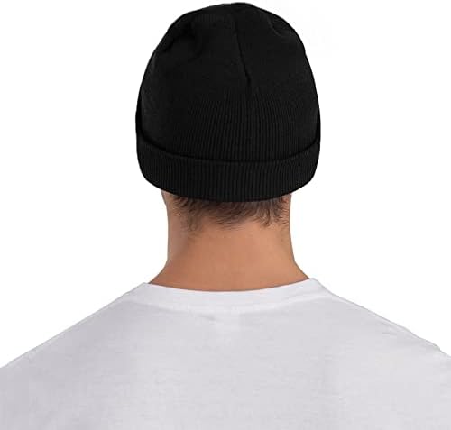 הוליווד רוק להקת הזומבים למבוגרים לסרוג כובעי אופנה מזדמן כפת כובע נשים של כיסויי ראש חמים גברים של סרוג כובע שחור