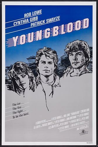 Youngblood 27 x41 סרט פוסטר מקורי גיליון אחד מגולגל רוב לואי פטריק סוויזה
