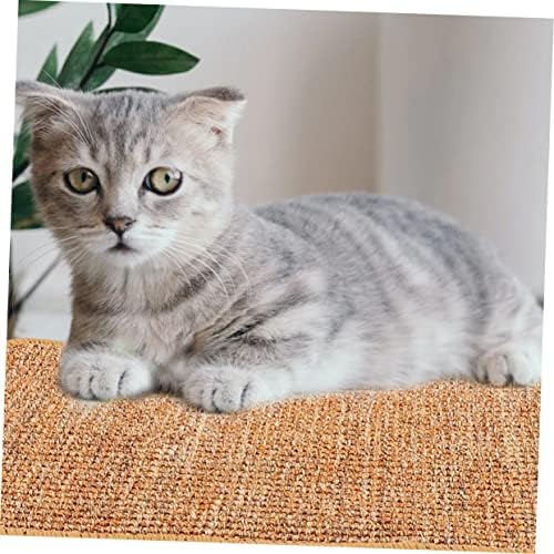 פטקאו סיסל חתול משטח גירוד שולחן רגל מגיני טבעי שטיח צעצוע חיות מחמד חתול שינה מחצלת אנטי שריטה מחצלת טופר טחינת כרית סיסל מחצלת חתול