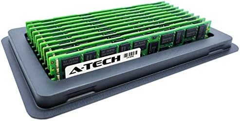 A -Tech 128GB ערכת זיכרון זיכרון זיכרון עבור Dell PowerEdge T620 - DDR3L 1333MHz PC3-10600 ECC רשום RDIMM 2RX4 1.35V - שרת