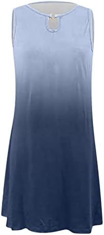 שמלת וינטג 'קיץ מזדמן 2023 שמלת טנק לנשים שמלת שמש ללא שרוולים שמלת צוואר חור צוואר זורמת שמלות חוף זורמות