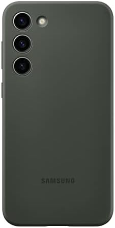 סמסונג גלקסי S23 מארז טלפון סיליקון, כיסוי מגן עם זן צבעוני, אחיזה חלקה, עיצוב רך ומלוטש, גרסה אמריקאית, EF-PS911TGEGUS, ירוק
