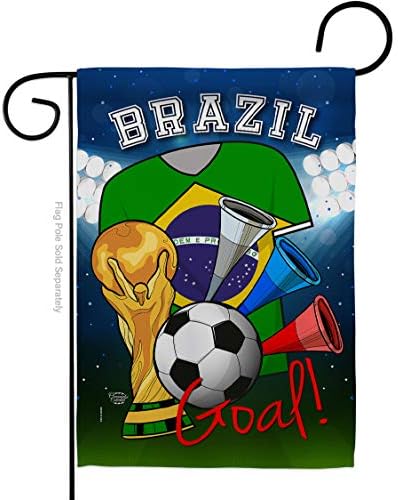 אוסף קישוטים גביע העולם ברזיל כדורגל גן דגל ספורט משחק ספורט כדור כדור כדורגל בידור פעילות פעילות פיזית קישוט בית קישוט באנר חצר קטנה