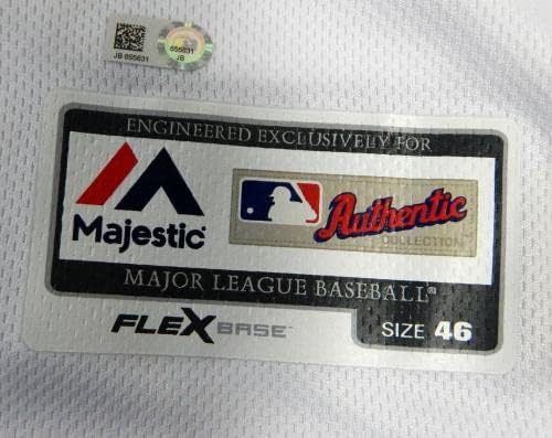 2017 דטרויט טייגרס דניאל סטומפף 68 משחק השתמשו בכוכבי ג'רזי לבן פסים מר I - משחק משומש גופיות MLB