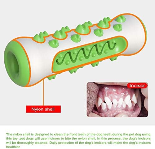 N/F כלב שיניים מקל שיניים סופר עמידות בפני נשיכת שיניים מברשת שיניים מקל חיית מחמד צעצוע לעיסה