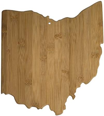 לגמרי במבוק אוהיו המדינה בצורת הגשה & מגבר; קרש חיתוך, במבוק טבעי