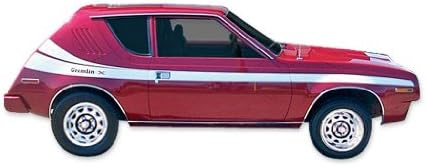 1977 AMC American Motors Gremlin X ערכת מדבקות ופסים - ברי