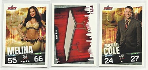 שלושה כרטיסי מסחר אבולוציה של Topps 2009 Topps WWE