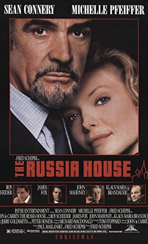 בית רוסיה 27 X40 פוסטר סרט מקורי גיליון אחד 1990 שון קונרי מישל פייפר