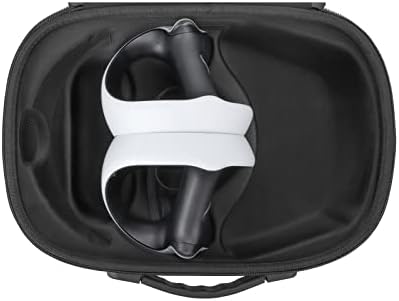 Levigo VR משקפי משקפי משקפי אוזניות נייד מגן נייד לפלייסטיישן VR 2, Hard Eva Protective VR תיבת אחסון נסיעות